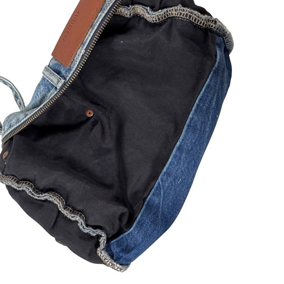 Hidden Los Angeles Denim Barrel Crossbody Shoulder Mini Tote Bag - Picture 8 of 13